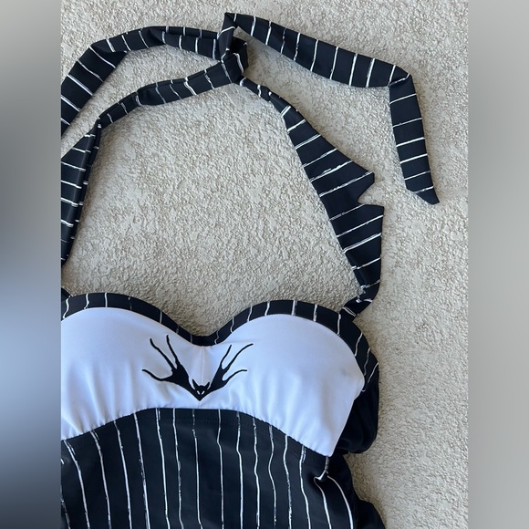 Disney The Nightmare Before Christmas Jack Skellington One Piece Swimsuit S - Picture 5 of 10